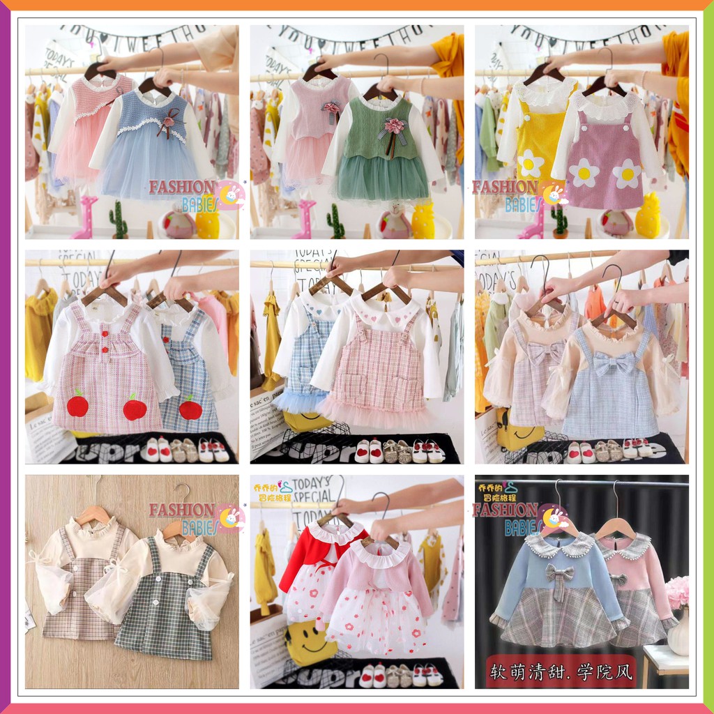 ❤ FashionBabies ❤ DRESS IMPORT KOREA BABY/ ROK BAYI PEREMPUAN / BABY GIRL DRESS 2