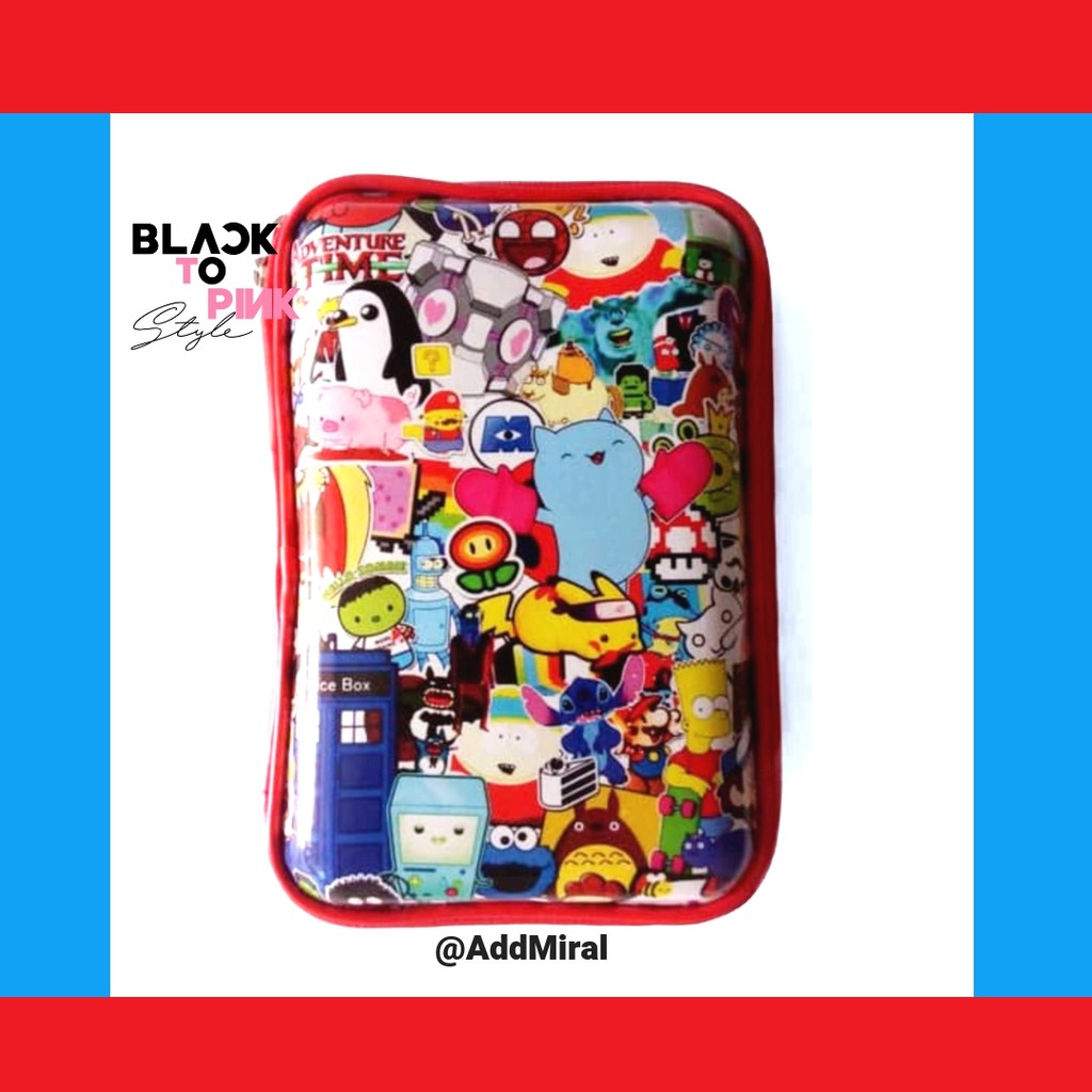 

Kotak Pensil Cartoon Adventure Time Model Smiggle Pencil Case Tempat Pensil Hard Case Sekolah Custom