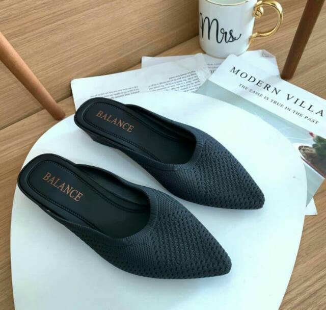 BLC 650 Sandal Jelly Wedges Wanita Rajut