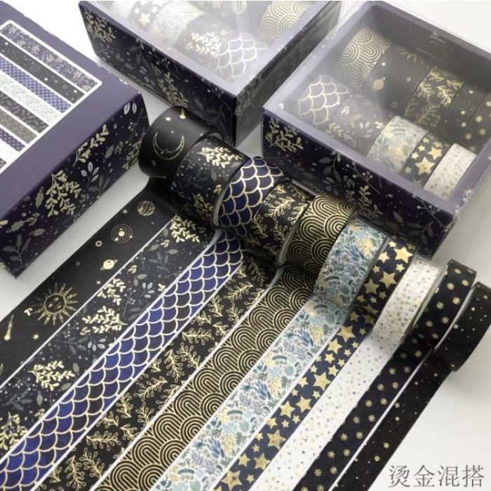 

Washi Tape Set Foil Isi 10 Roll
