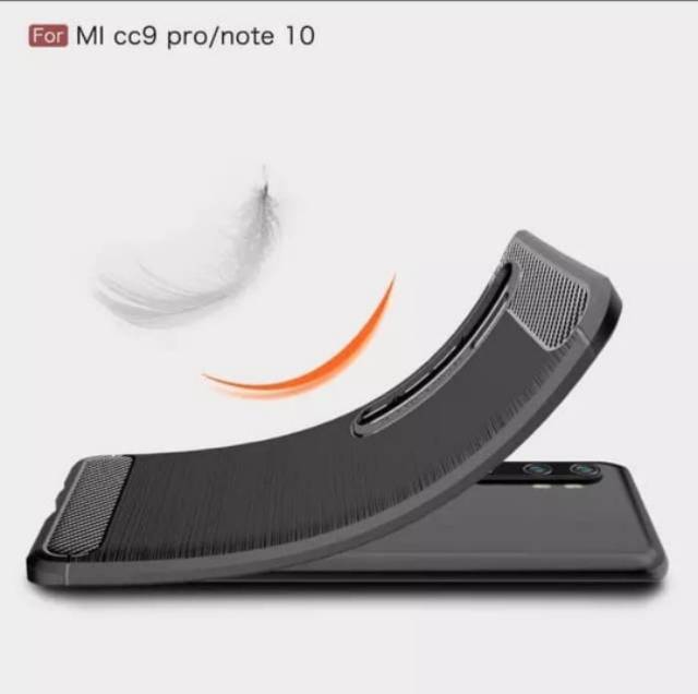 Silicon carbon fiber Xiaomi Mi Note 10 Pro redmi note 9 10 11 pro soft case cover casing