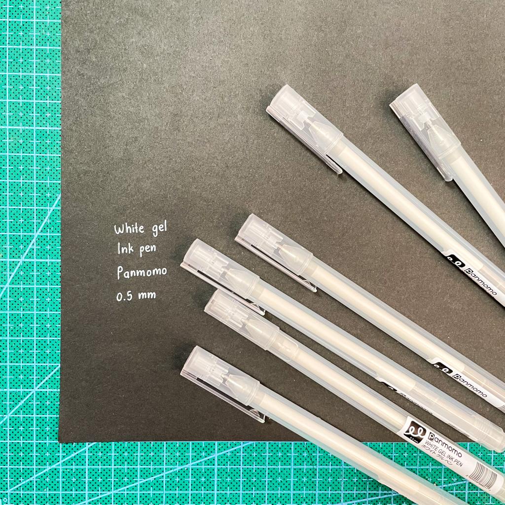 

White Gel Ink Pen Panmomo I Pulpel Tinta Putih