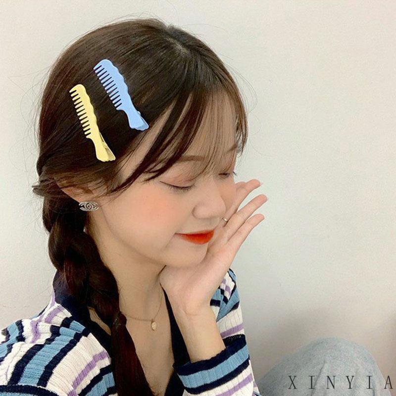 【COD】Jepit Rambut Model Sisir Kecil Warna Permen Gaya Korea Untuk Anak Perempuan