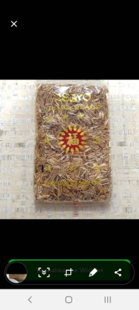 Manik Payet Bambu Panjang 1,2 cm Semi Jepang - Emas (10 gram)