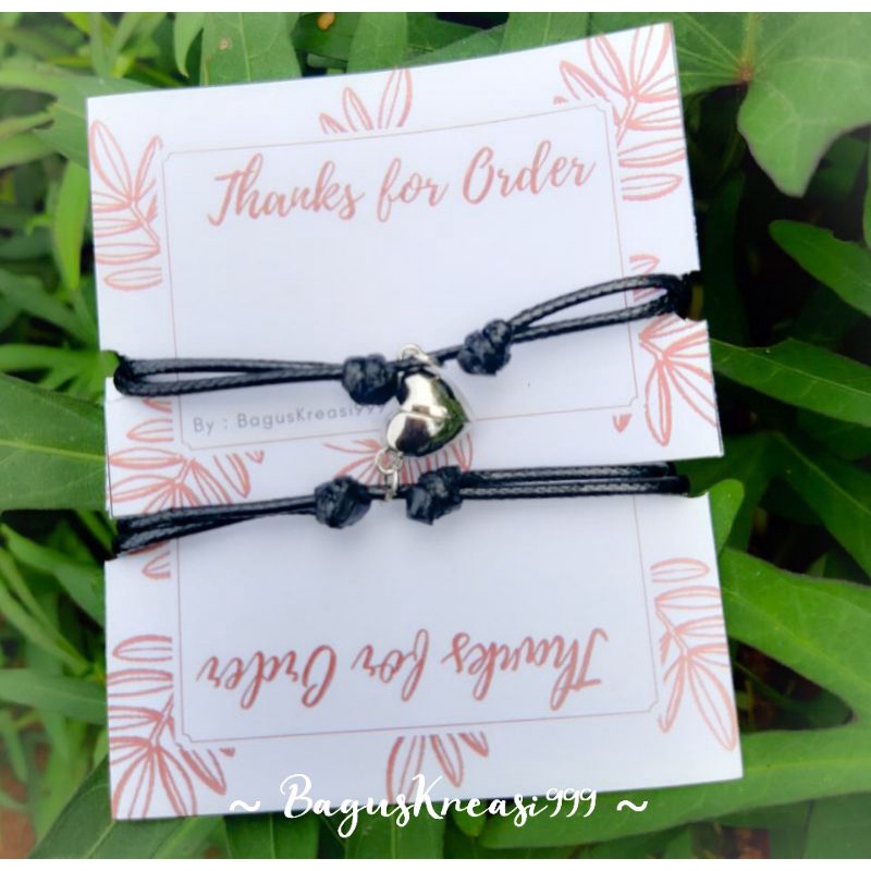 Gelang Magnet Cuople Lucu Terviral/Gelang Persahabatan