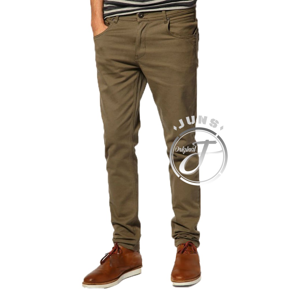 Celana Chino Long Pant Original Impresif Mocca 1KG MASUK 4PCS