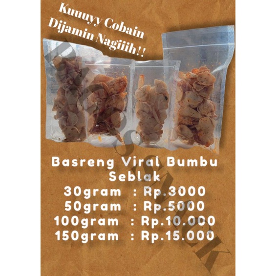 

basreng daun jeruk/ Basreng Pedas/ Basreng pedas daun jeruk/ Basreng Kiloan/Basreng murah / Basreng Enak / Basreng endes / Basreng Endolita/ Cemilan Pedas/ Cemilan Murah/Cemilan Kiloan