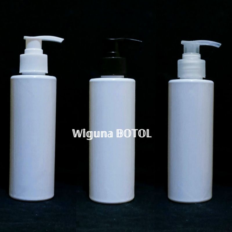 Botol Pump 250ml Putih / Botol Rf 250ml Putih Tutup Pump Lotion