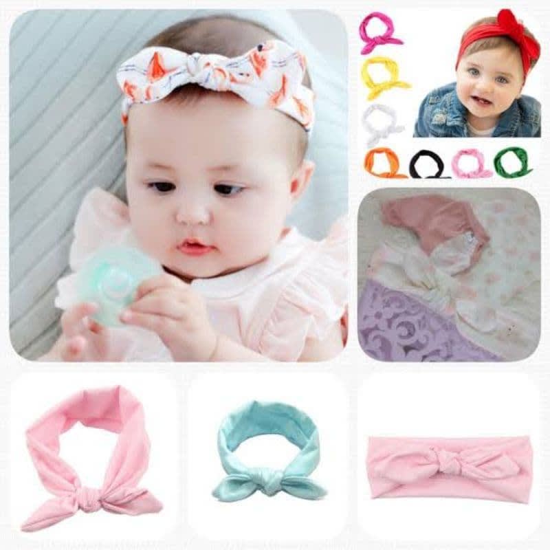 (1set isi 3) bandana bayi / bando kain bayi
