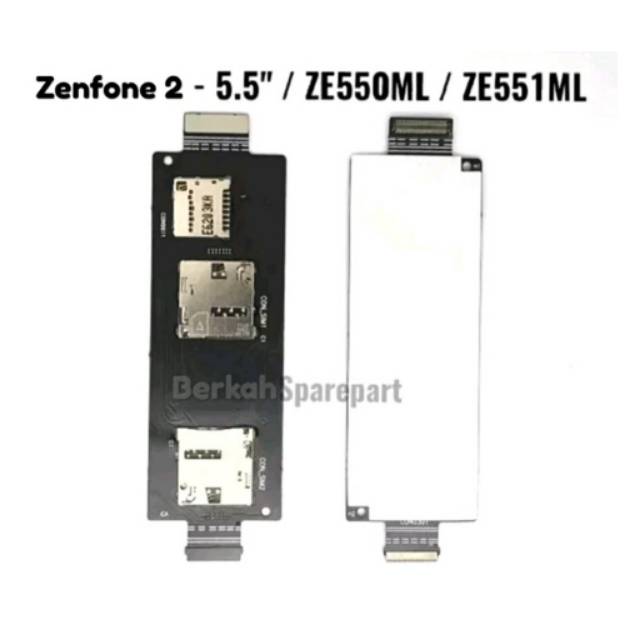 Flexibel Flexible Konektor Connector SIM & SD Card Asus Zenfone 2 ZE550ML z008d ZE551ML z00ad