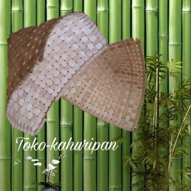 anyaman bambu tekor/tmpat wadah makanan
