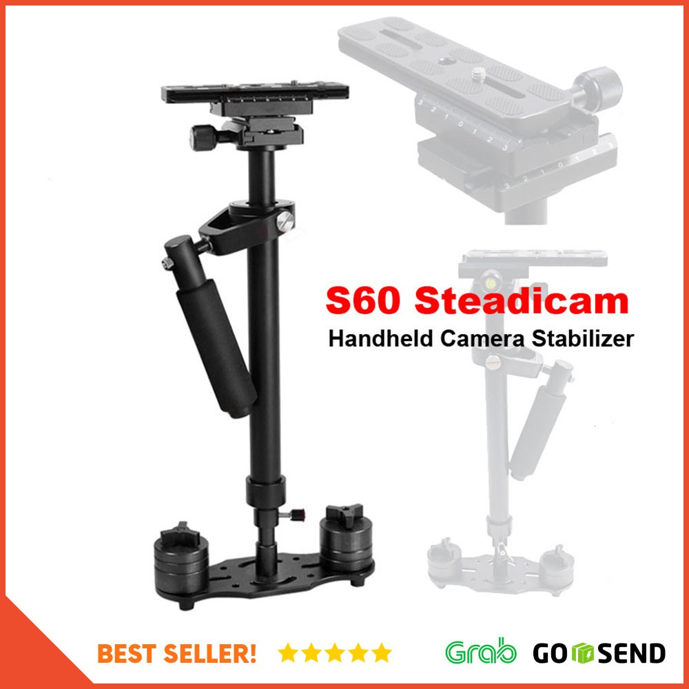 Taffware DSLR Kamera Stabilizer Steadycam - S60 - Black