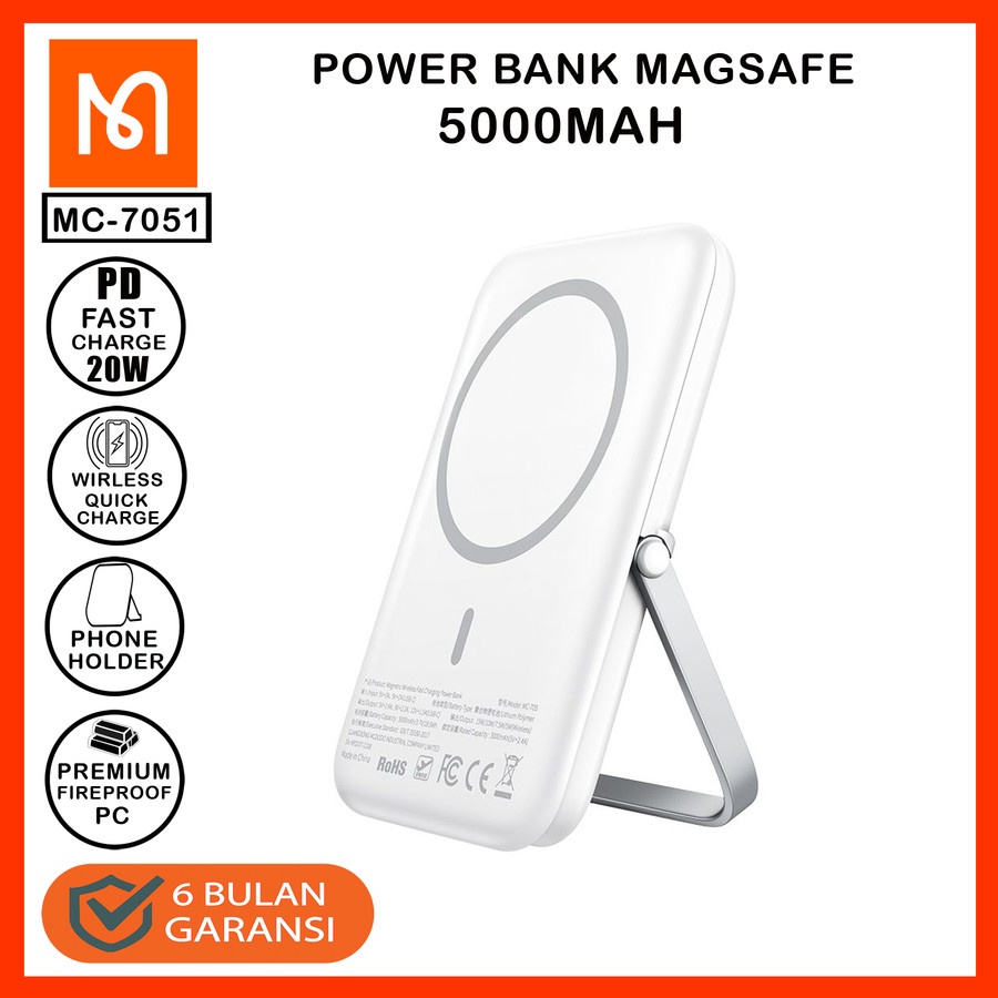 MCDODO GOPOWER Magnetic charger Power Pack Wireless 5000mah