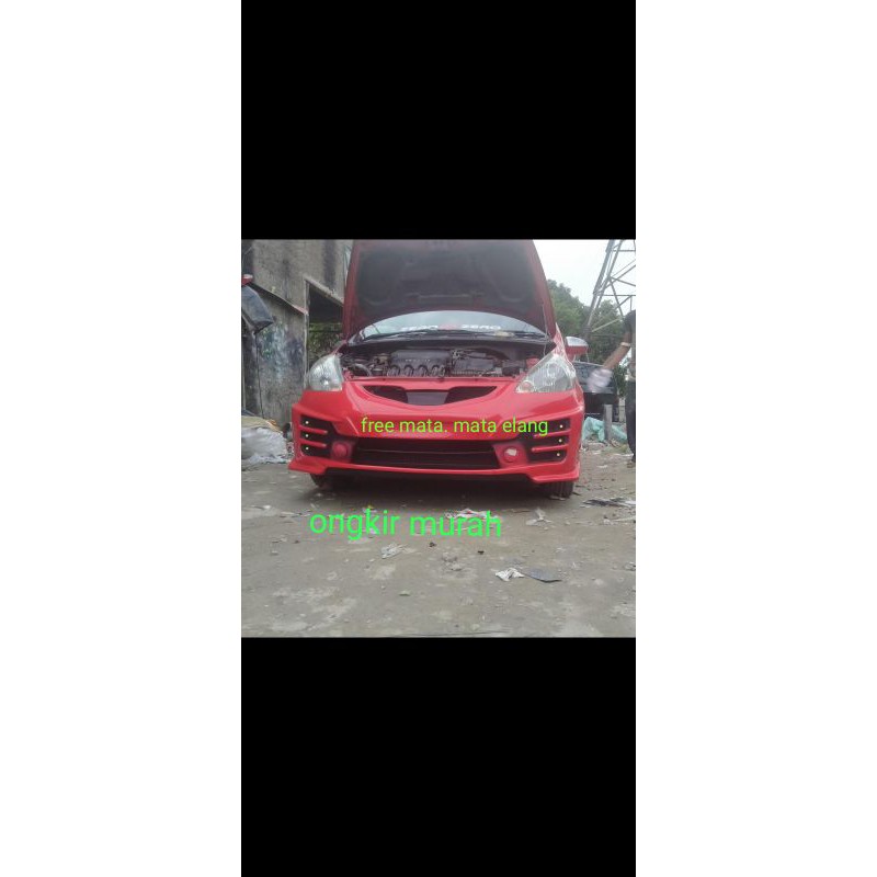 aksesoris mobil BODYKIT honda jazz gd3 2004 20005 2006 2007 2008 adaptasi mugen rs