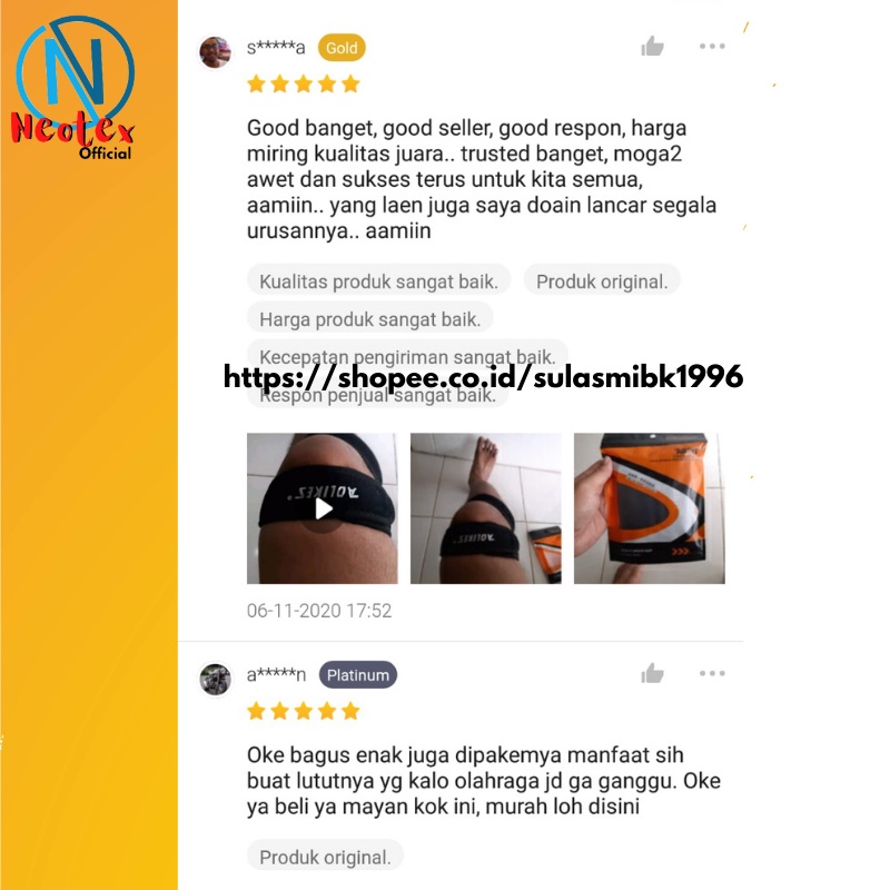 Deker Pelindung Lutut Olahraga gym Dekker Pengaman Cidera Lutut Pattela Knee Support brance