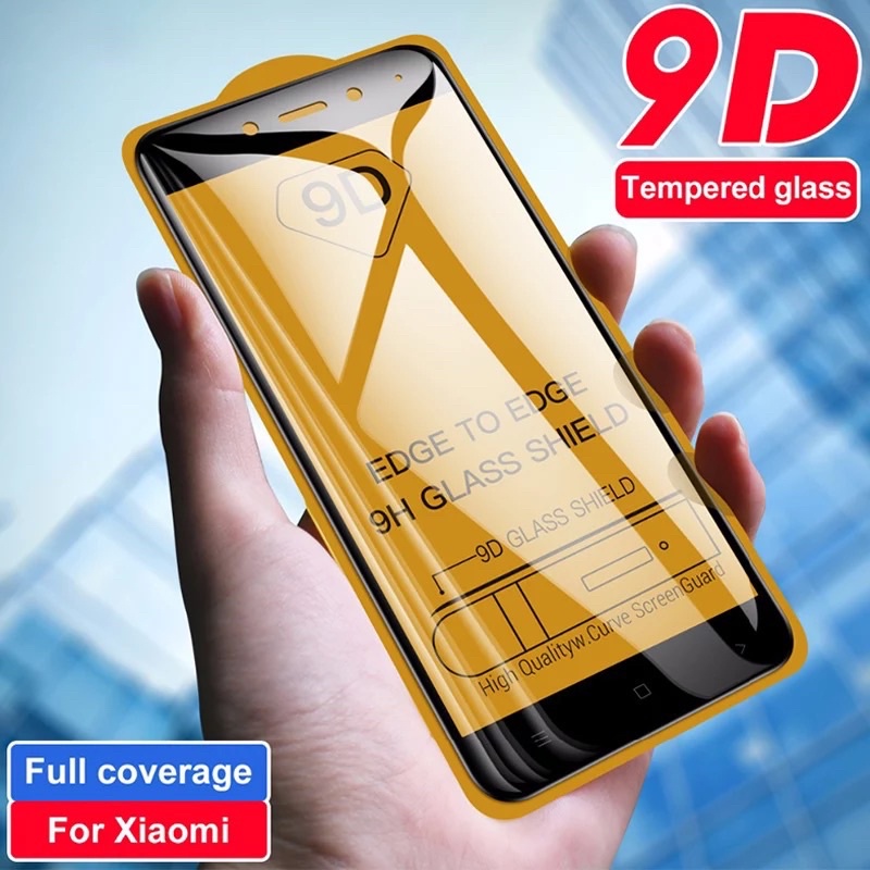 TEMPERED GLASS 9D FULL COVER XIAOMI BLACK SHARK 4 Mi 11T Mi 11 LITE Mi 10T PRO Mi PLAY Mi A1 Mi 5X Mi 6X Mi A2 LITE Mi 8 8 SE 8 LITE ANTI GORES KACA FULL LEM