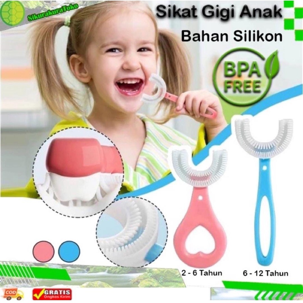 Sikat Gigi Silicone Type U dan Sikat Gigi Jari Dodo