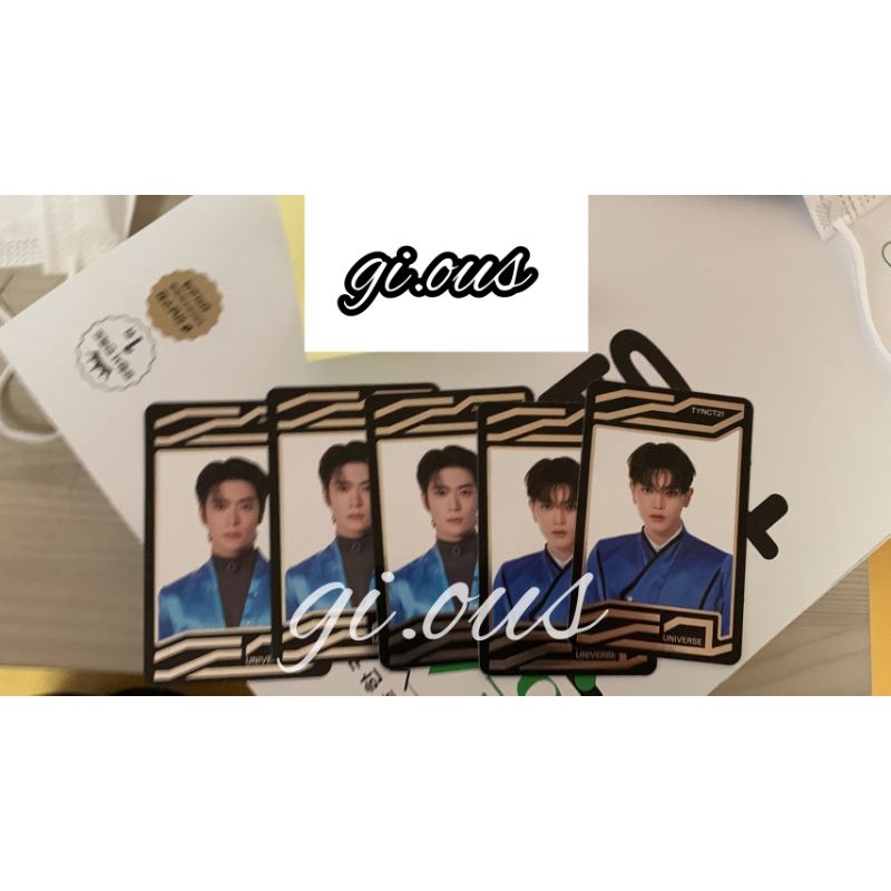 NCT 2021 UNIVERSE CARD JAEHYUN TAEYONG UC JEWEL CASE PHOTOBOOK PC KIHNO PAST FUTURE DEPARTURE ARRIVA