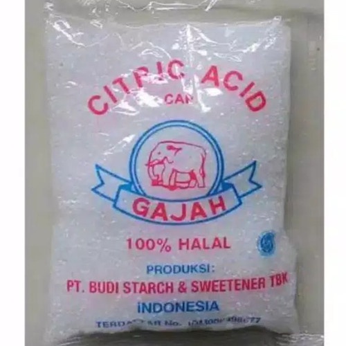 CITRIC ACID CAP GAJAH CITRUN PEMUTIH PAKAIAN SITRUN PEMBERSIH ASAM CIT