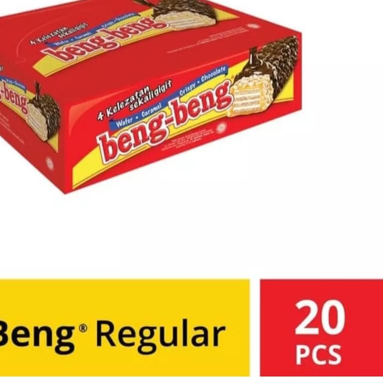 

☀ Beng Beng Chocolate Crispy Wafer - Netto 20 bks x 22 gr - 1 dus ➻