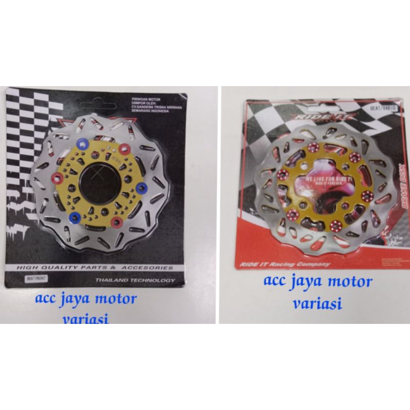 Disc brake/piringan cakram depan beat karbu beat fi vario 125/150 vario 110 Karbu beat fi 2020 combi