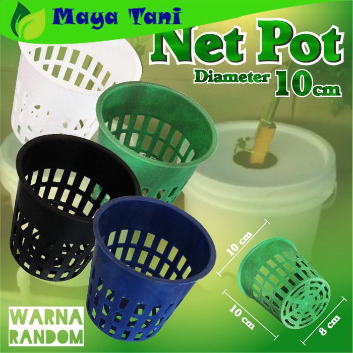 Net Pot Besar Net Pot Hidroponik [10cm]