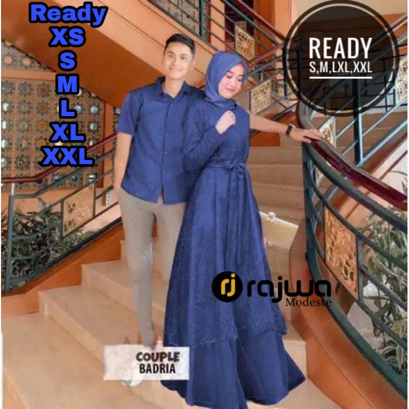 Baju Gamis Couple Family Toyobo Kombinasi Brokat Ekslusif ANAK Cewek Cowok Sarimbit Keluarga Murah