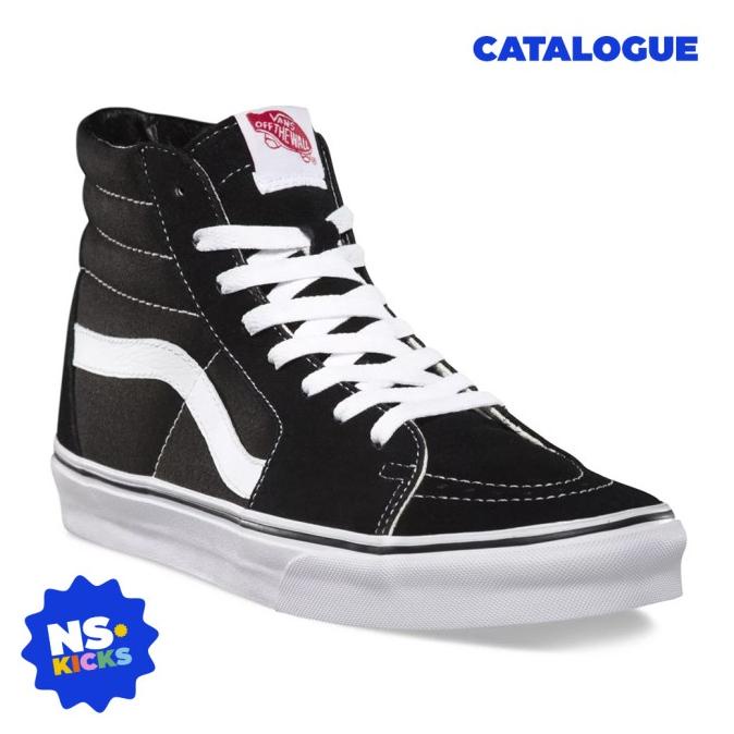 Vans Sk8 High Black and White Vans SK-8 Hi Vans Original