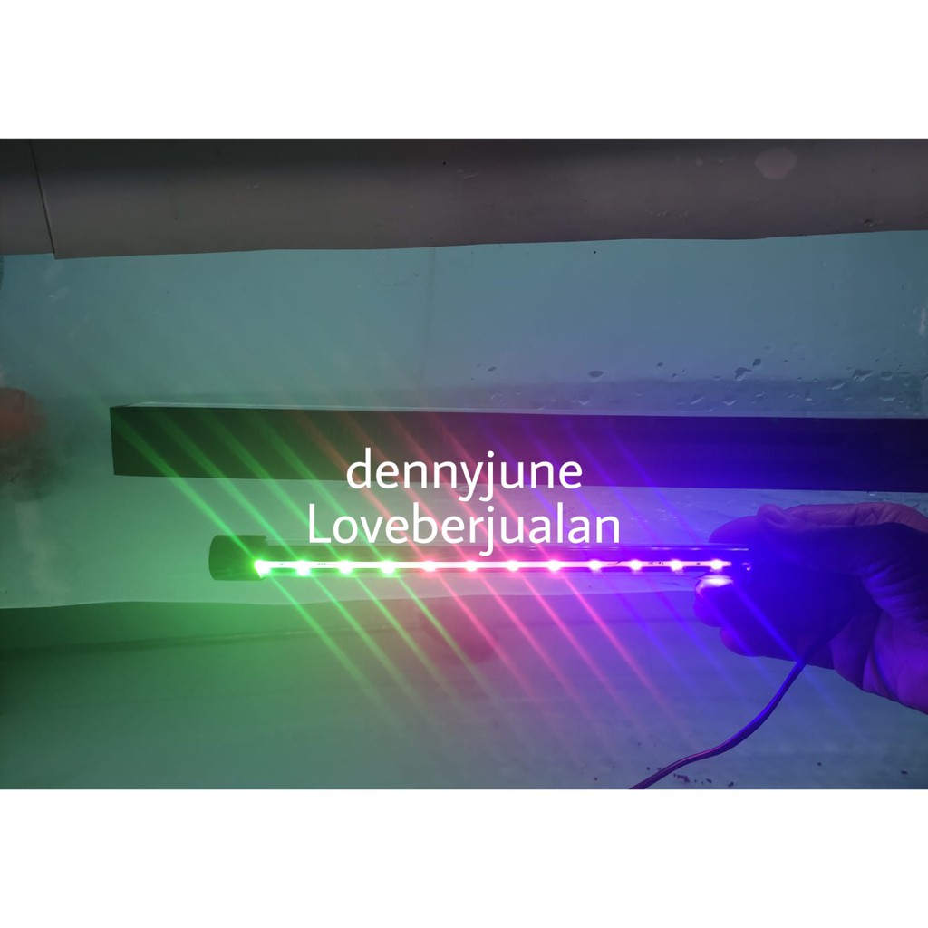 SAKKAI PRO T4 30cm - Lampu LED Aquarium Celup T4 30 cm Putih Biru / Merah / Putih/3warna