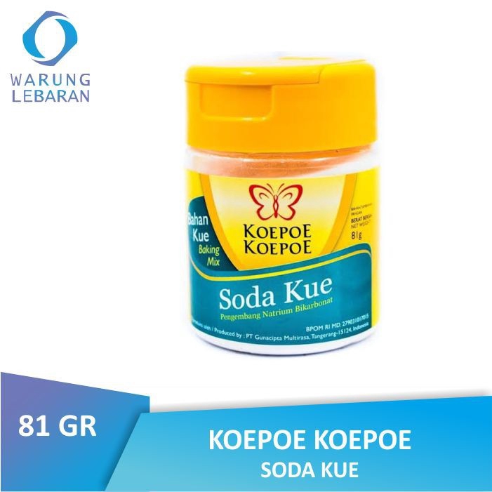 

Koepoe Koepoe Soda Kue 81GR - Baking Soda Kupu Kupu