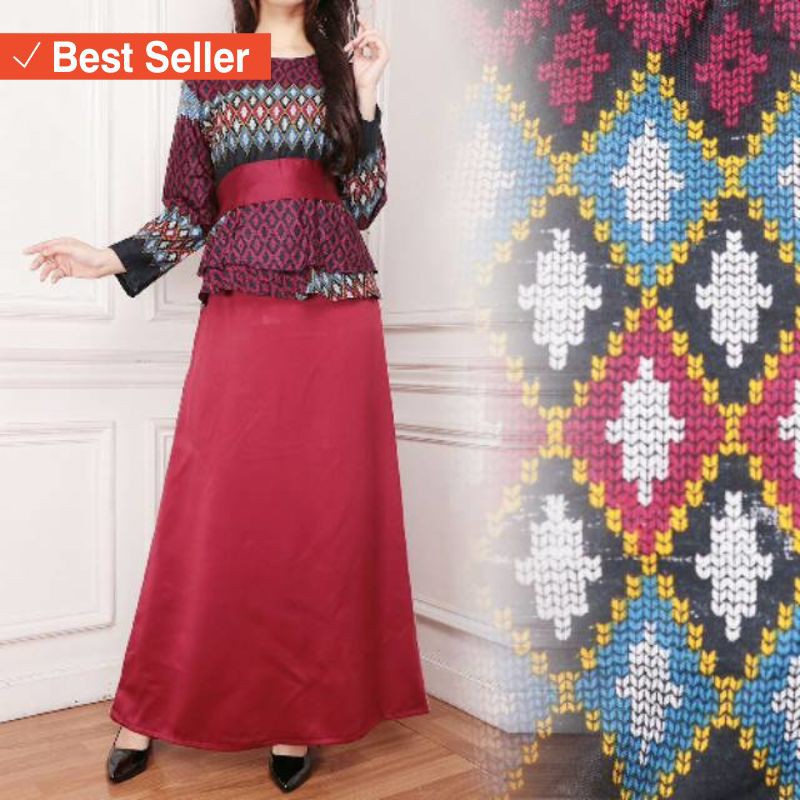 FASHION ALA KOREA BLACKPINK MURAH MERIAH / Dress maxi syahrini merah maroon, tannisa collection