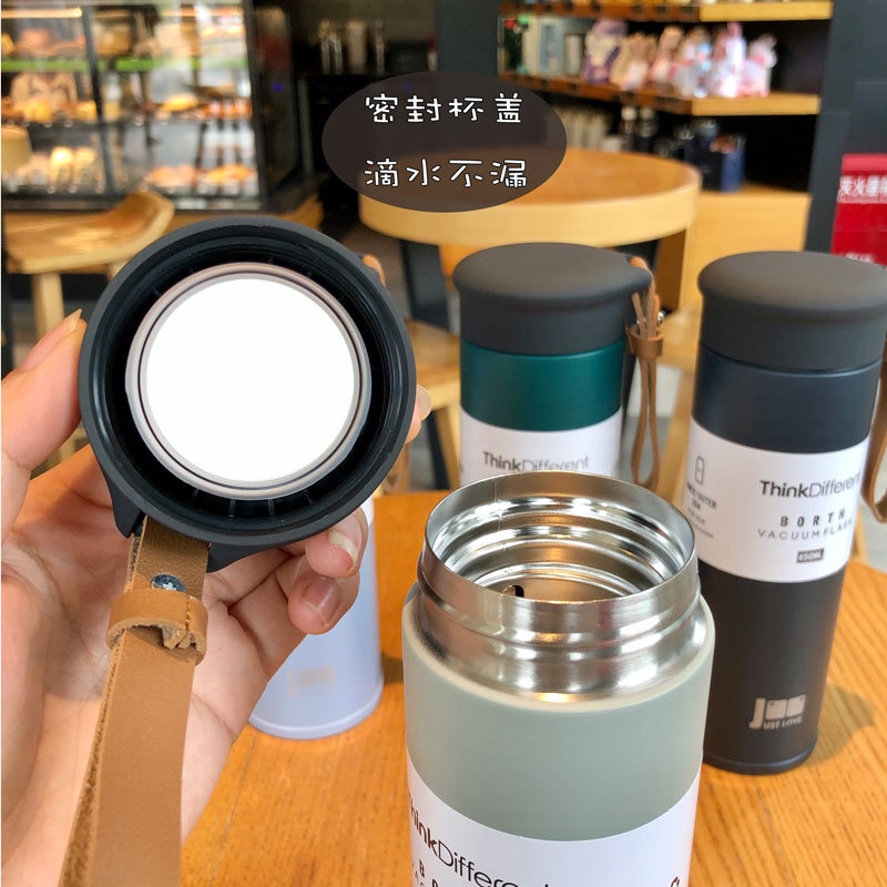 Tumbler Kopi Termos Portable Vacuum Cup Botol Minum 280ml &amp; 450ml
