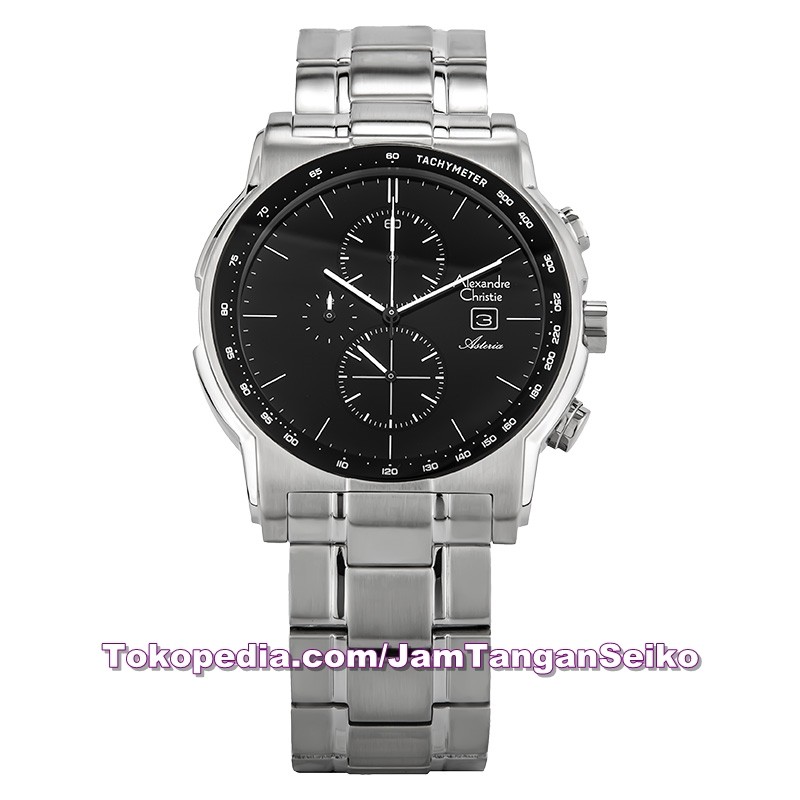 Jam Tangan Pria Alexandre Christie AC 6470 MC BSSBA Asteria Chronograp