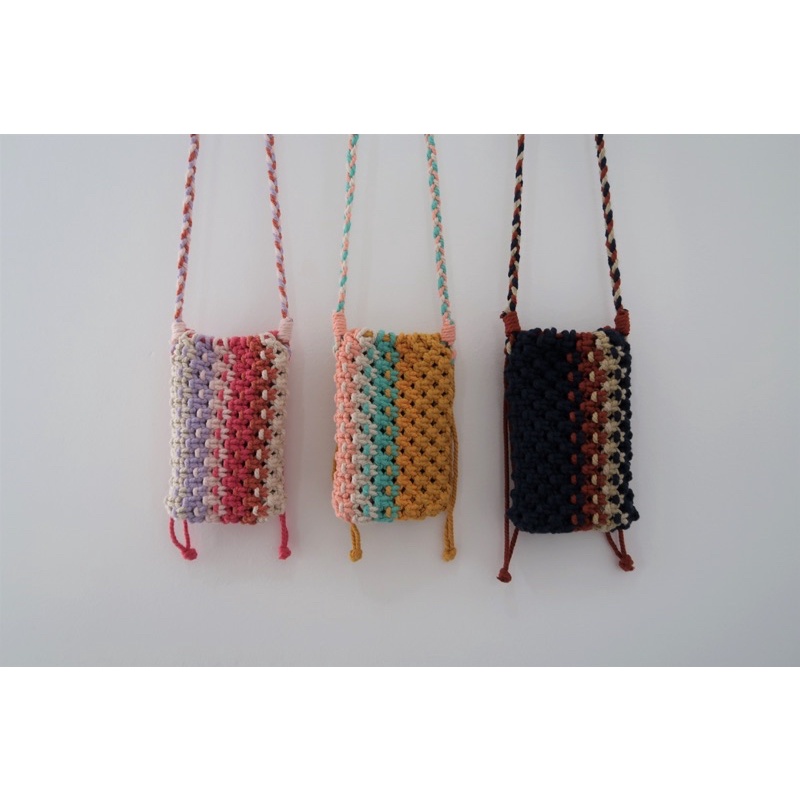Macrame Phone Pouch/ Kantong HP/ Tas HP Dompet HP
