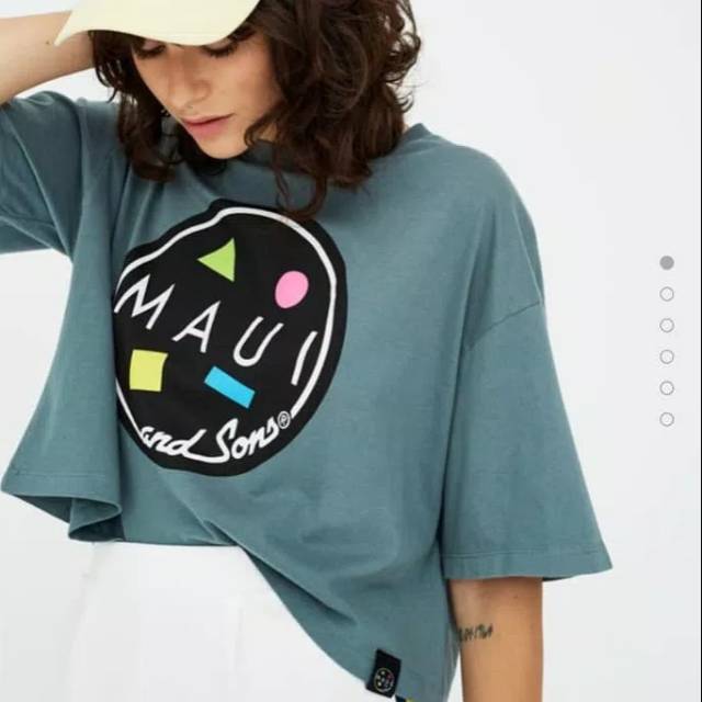 Pull&Bear Crop Tshirt (ORI 100% PULL AND BEAR)