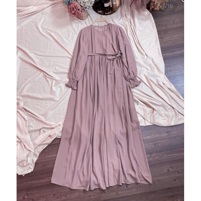 NAURA DRESS-Dusty Pink