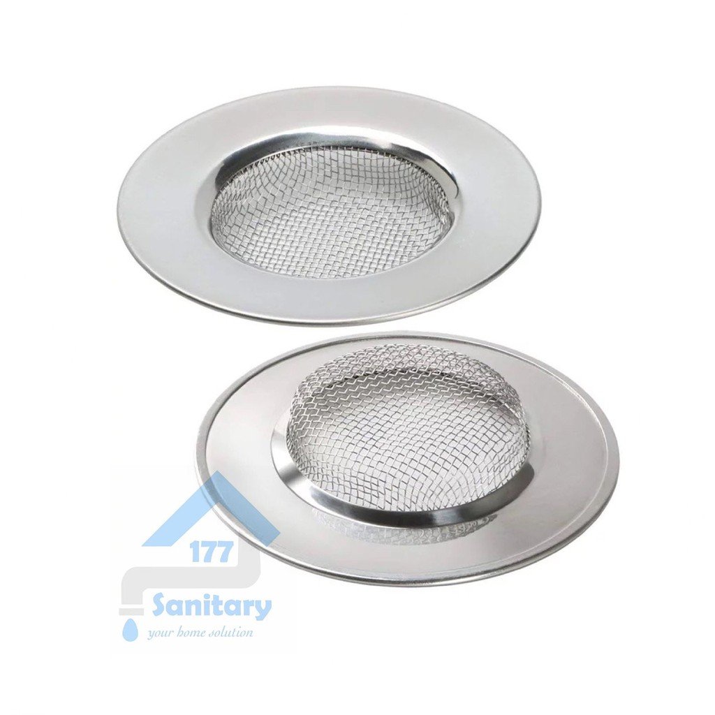 STRAINER Saringan wastafel Stainless 1 1/4 inch-afur filter air kotor sifon atas washtafel stenlis pembuangan saringan sink cuci tangan