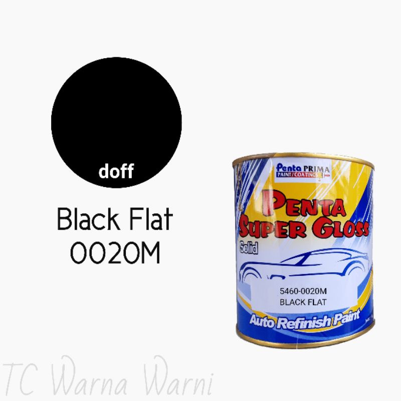 Penta Super Gloss solid NC Black Flat 0020M 200gr