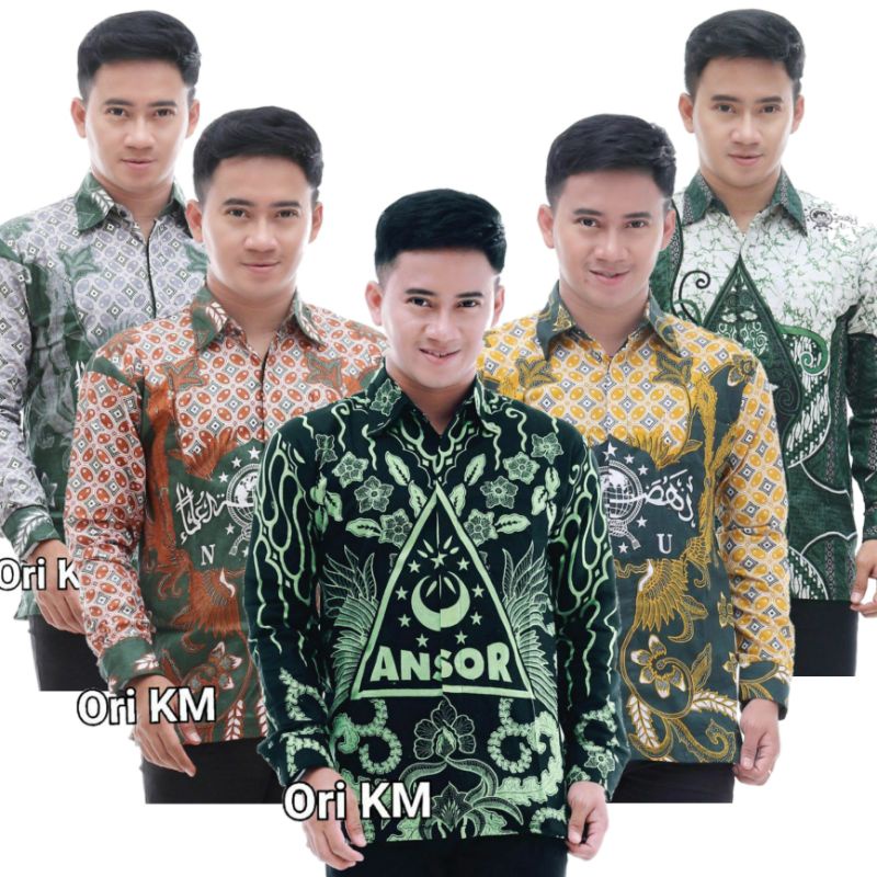 BATIK PRIA NU IPPNU IPNU ANSOR BANSER / BATIK BANSER / BATIK ANSOR