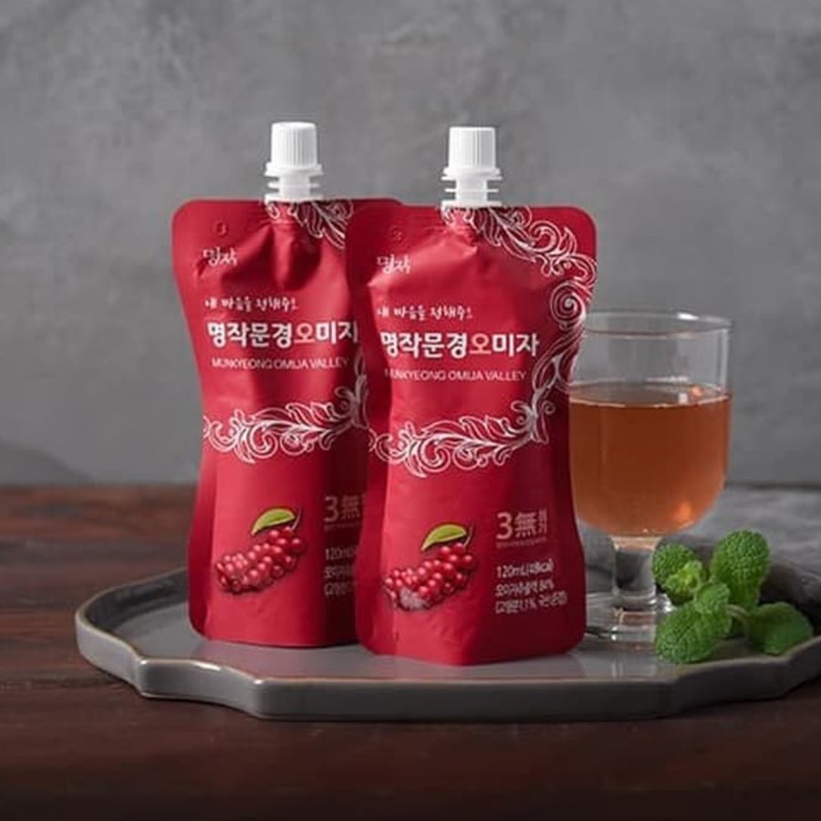 

Munkyeong Myeongjak Omija Cha Korean Magnolia Berry Drink 120ml. minuman sehat korea