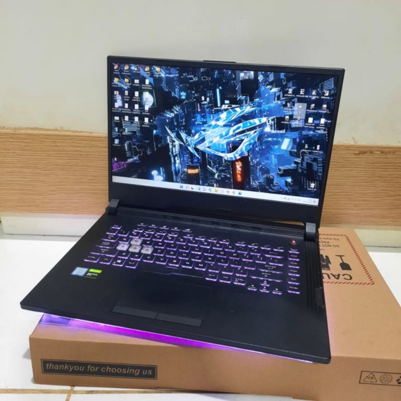 LAPTOP GAMING ASUS ROG STRIK G531G COR I7 GEN 9 RAM 8GB SSD 512GB NVDIA GTX1650 4GB FULL RGB 3 ZONA