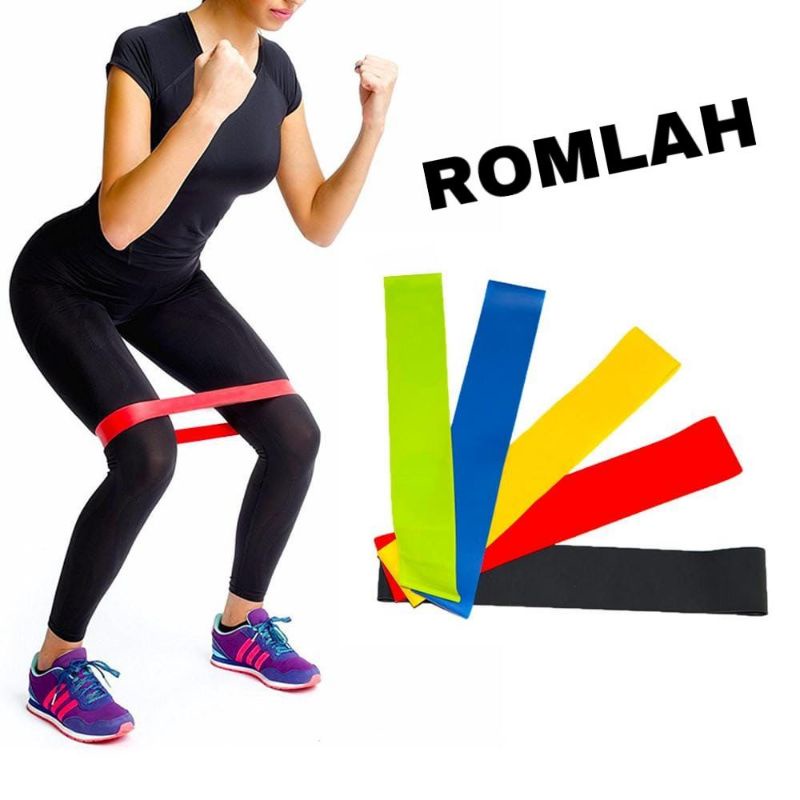 Tension Resistance Band Loop Karet Elastis Olahraga Gym Fitness Yoga