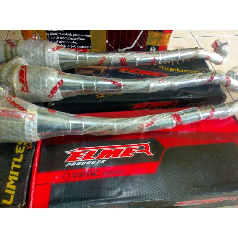 KNALPOT RACING HONDA ABSOLUT REVO -SUPRA X125 2006-2013 ORIGINAL ELMER