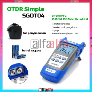 new !!!! Simple OTDR 60km Optical Fiber Ranger 1310/1550nm SM Mini OTDR