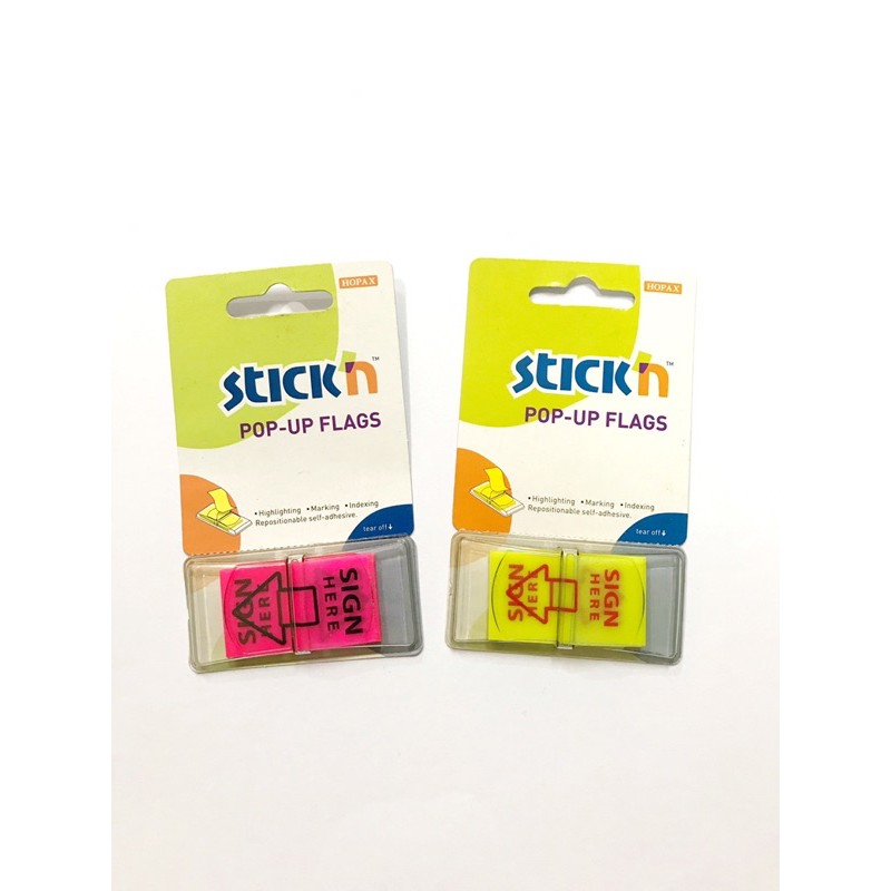 

Hopax Stick’n Pop-Up Flags