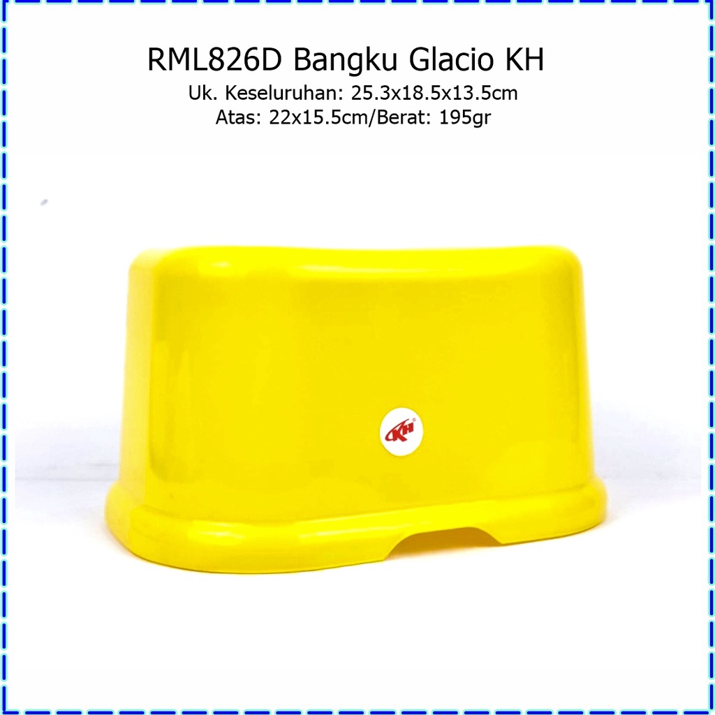 RML826D Bangku/Dingklik/Kursi Jongkok Glacio KH