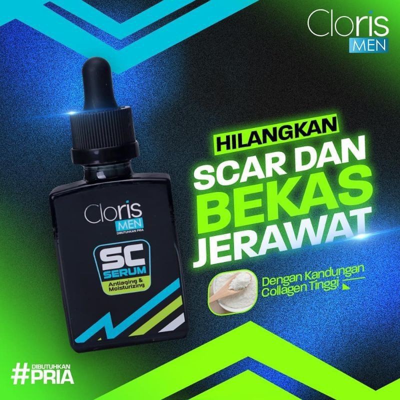 Skincare Cream Jerawat Pria Clorismen Acno Gel Penghilang Bekas Jerawat Pria Cloris Men C8