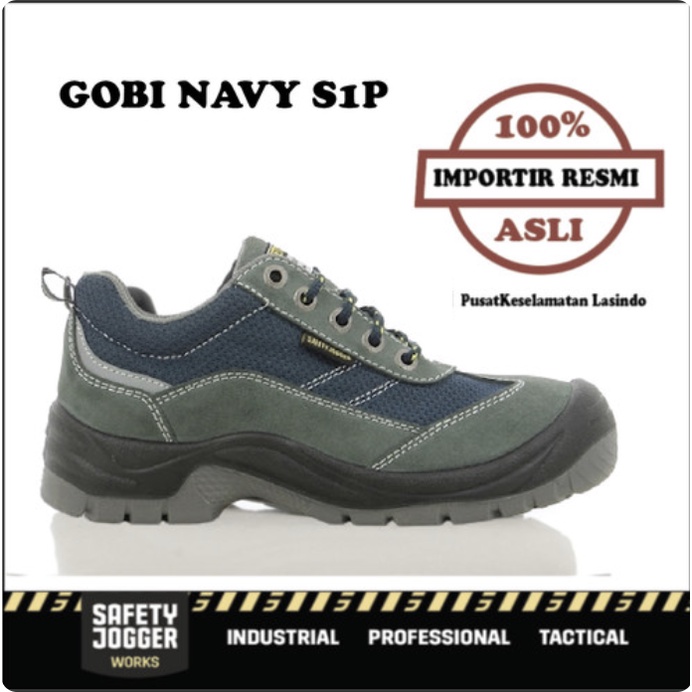 Jual Safety Jogger Gobi Navy / Sepatu Safety Jogger Shopee Indonesia