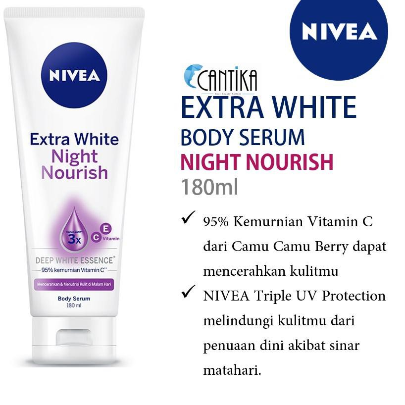 nivea white night nourish