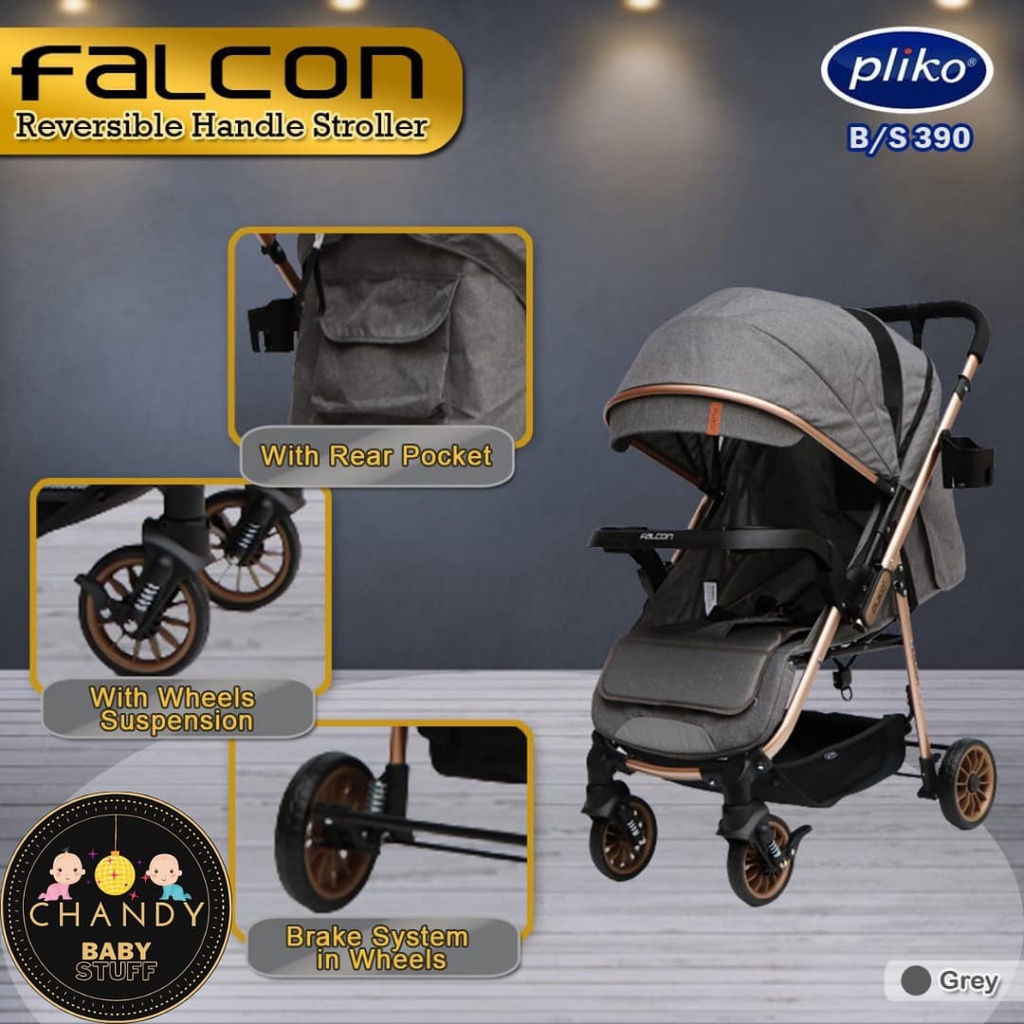 STROLLER BAYI PLIKO FALCON BS 390, STREAM 387, 397R